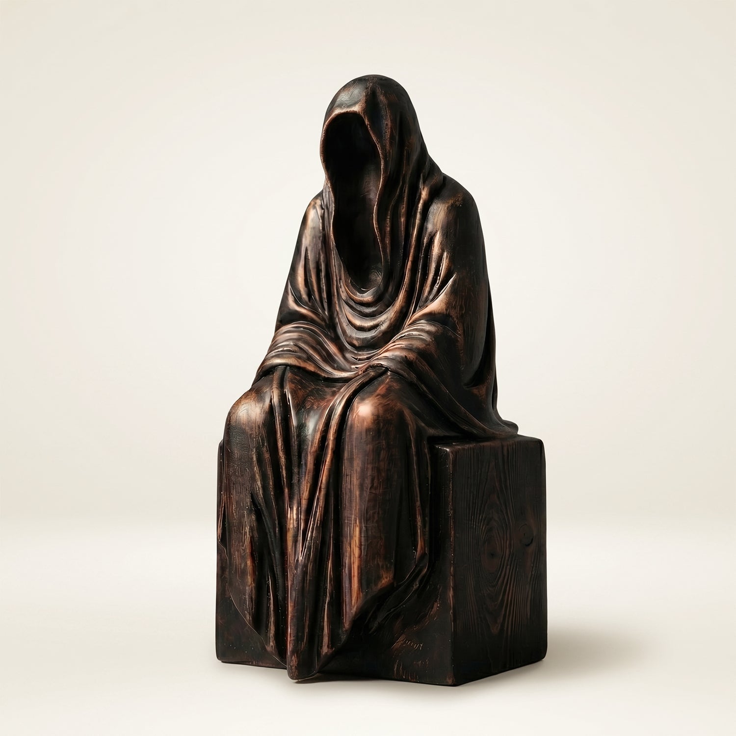 Grim Reaper Figurine - Hand-carved Wooden Figurines