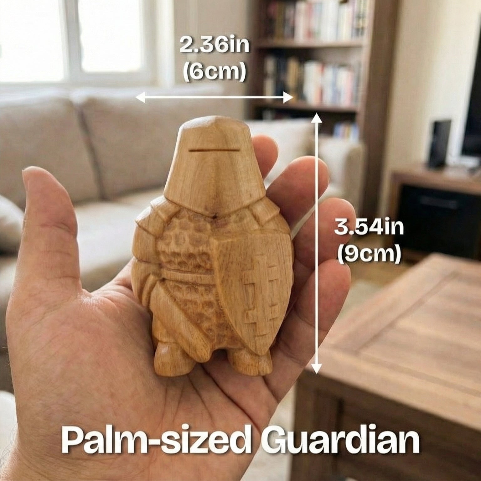Knight Figurine - Hand-carved Wooden Figurines